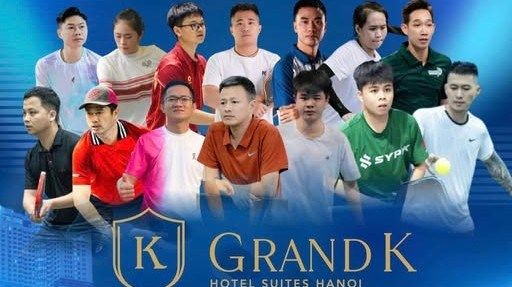 Grand K Hotel Suites Hanoi đồng hành cùng Giải Pickleball Đồng đội 3 miền 2026