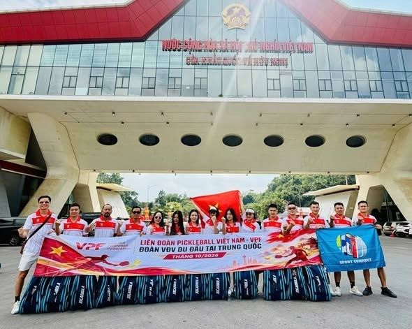 17 thành viên Đoàn Pickleball Việt Nam lên đường chinh phục đấu trường quốc tế tại Trung Quốc