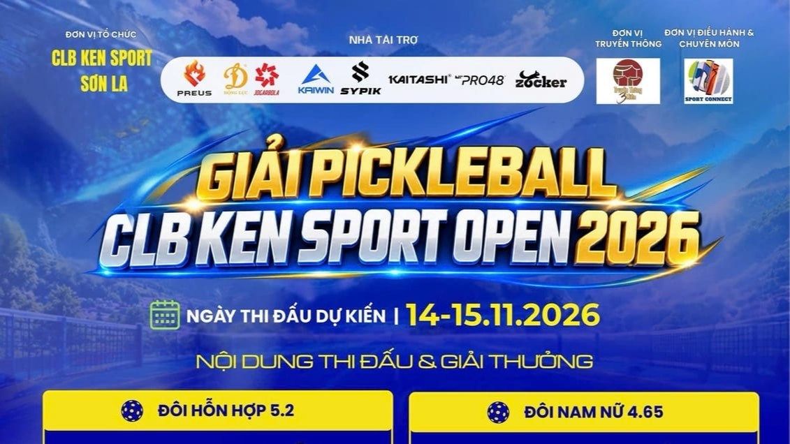 GIẢI PICKLEBALL CLB KEN SPORTS CLUB OPEN - HỖN HỢP 5.2